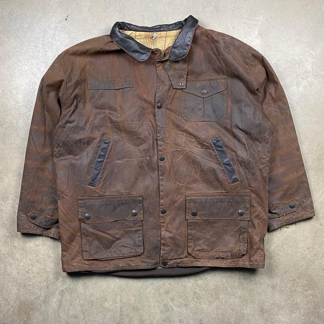 80’s babour GAMEFAIR 80'S Barbour Game Fair 2 Warrant Waxed Cotton Oiled Jacket