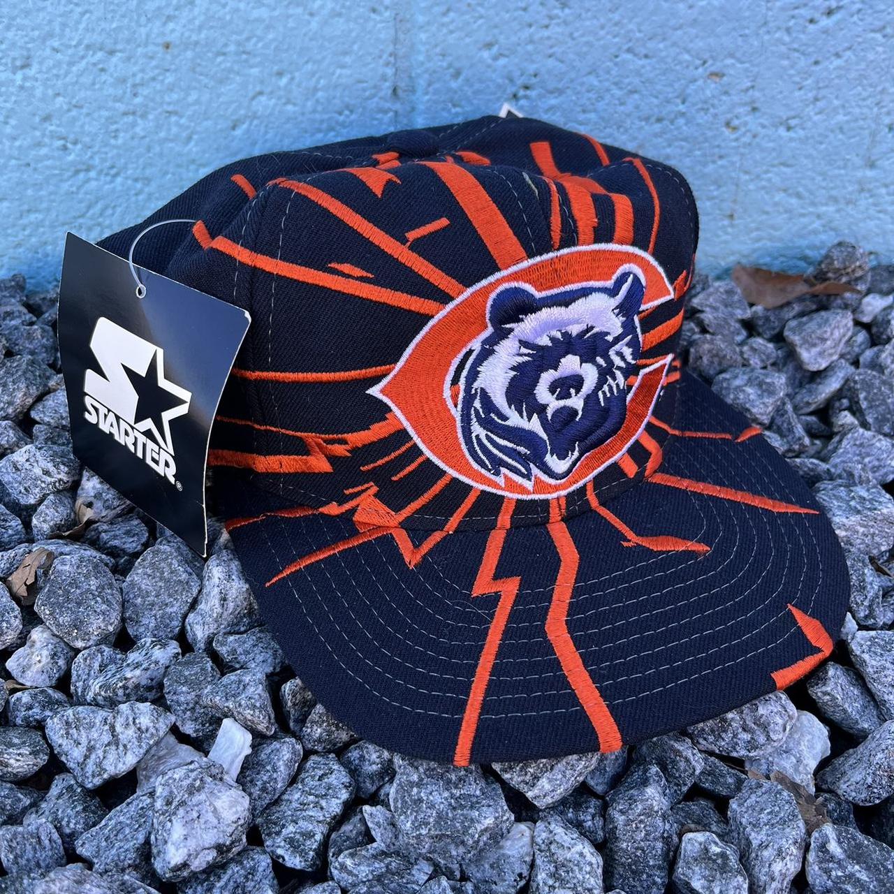 Vintage 90s Chicago Bears Collision Snapback Hat Cap... - Depop