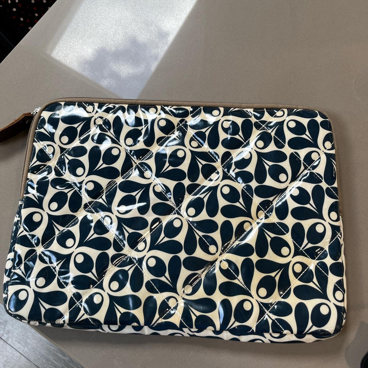 Smart tablet/ laptop case by Orla Kiely in navy and... Depop