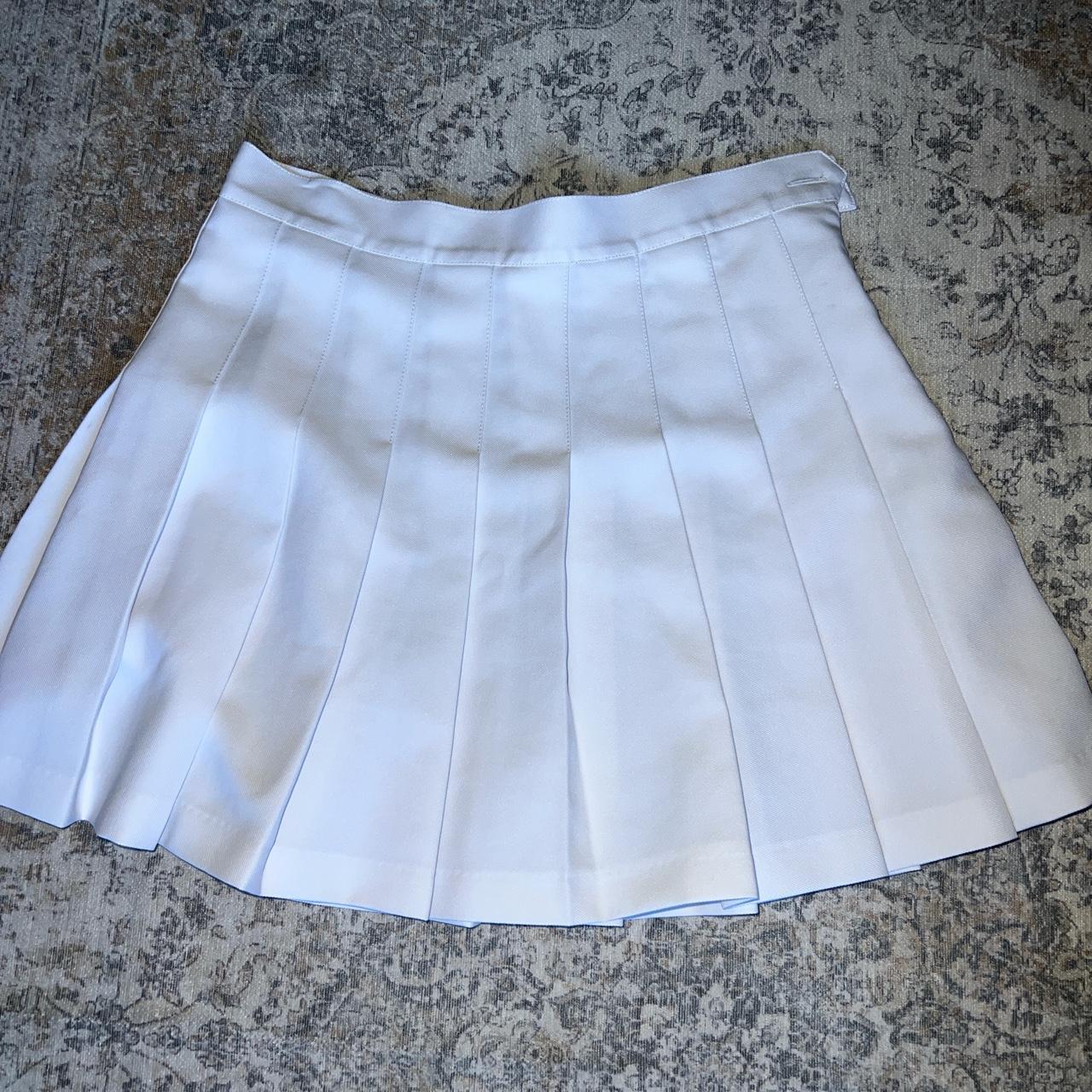 ADORABLE white tennis skirt, perfect for going out... - Depop