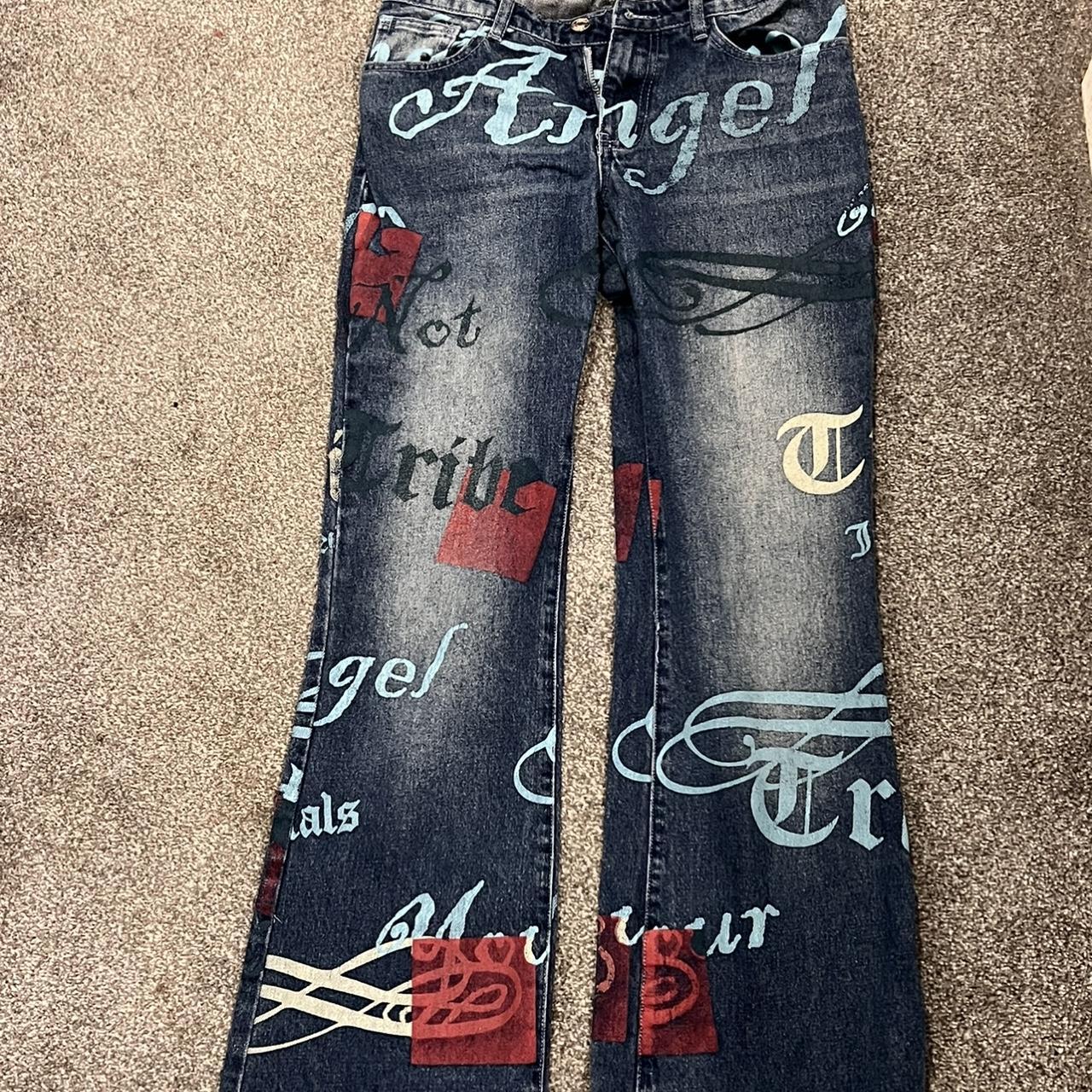 low rise jaded london jeans, size W26 bought for... Depop