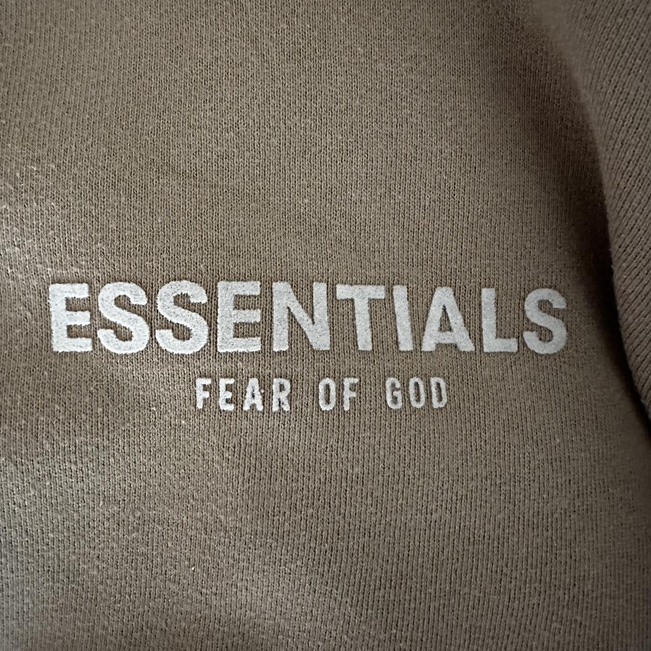 essentials fear of god jumper. like new condition... - Depop