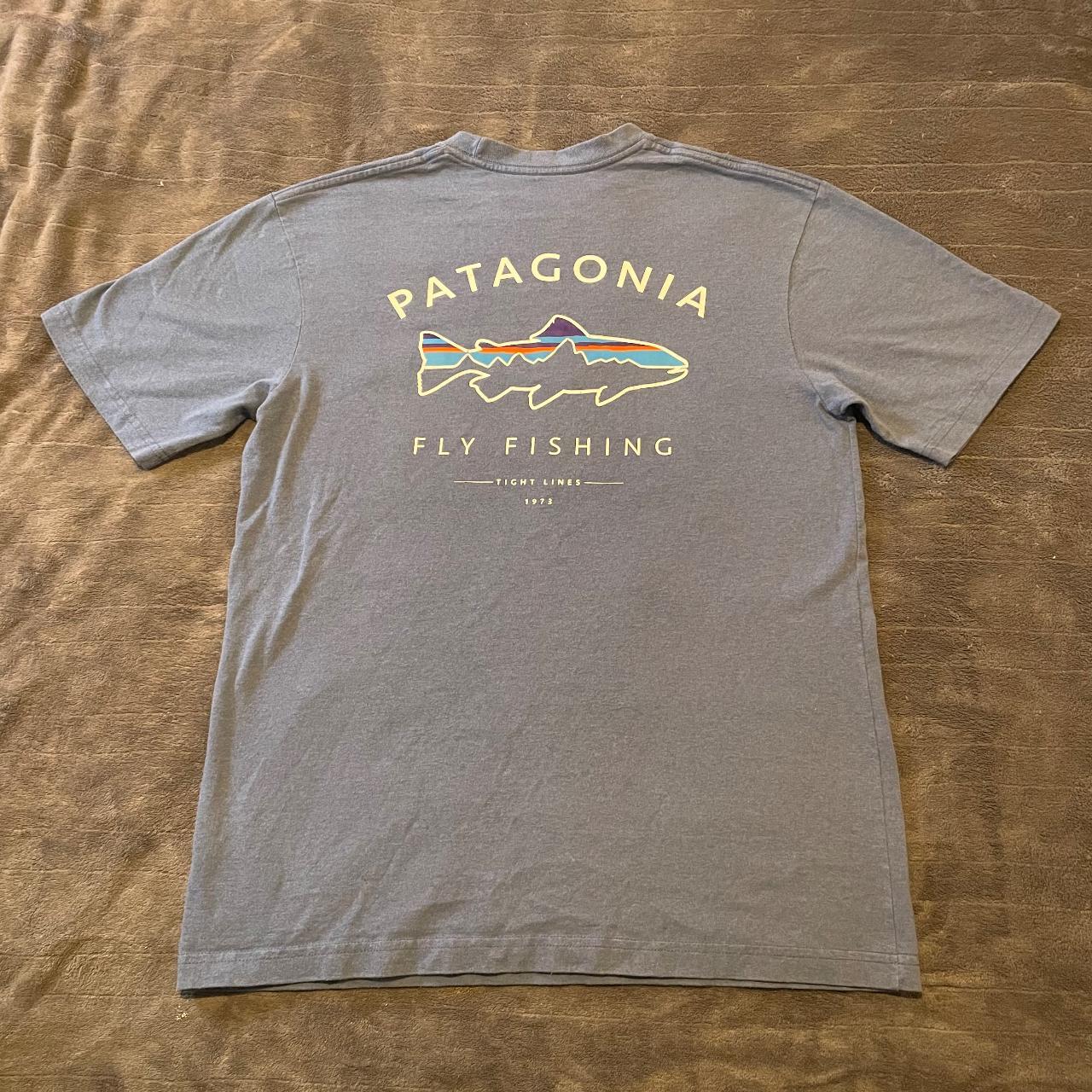 Mens Patagonia Fly Fishing tee , Size: Small