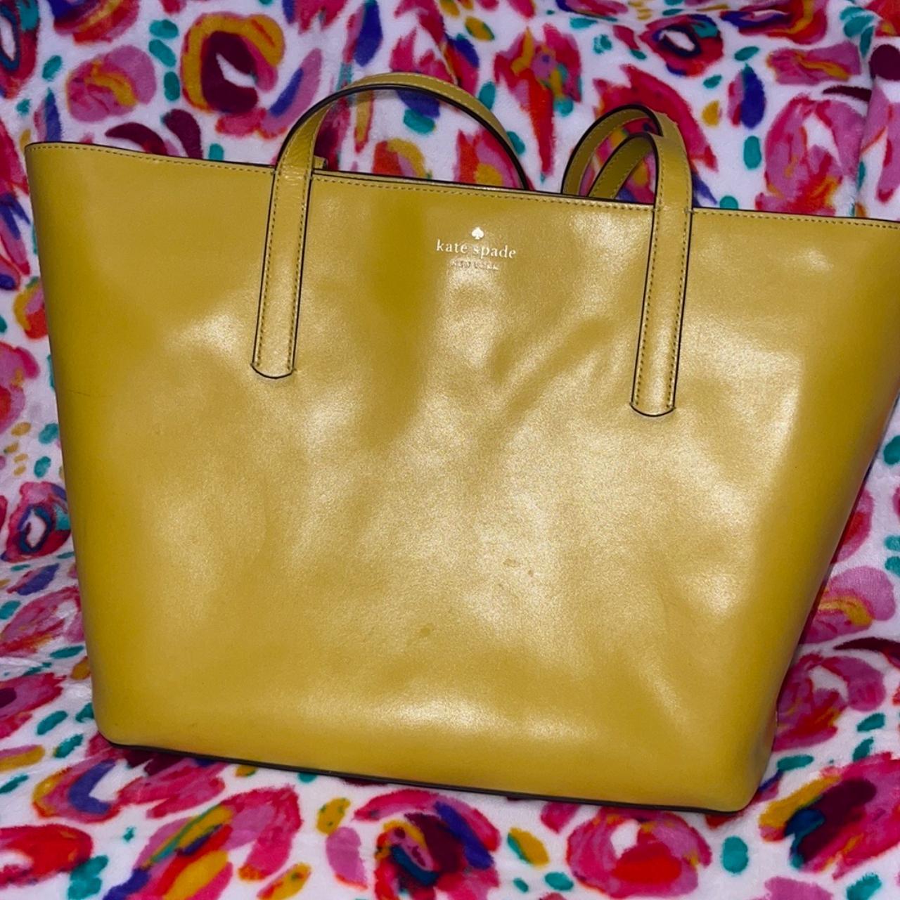 Kate spade 2024 yellow tote