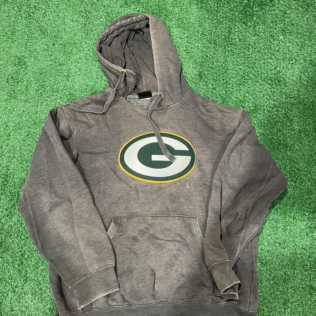 Vintage NFL apparel Green Bay packers hoodie Fits... - Depop