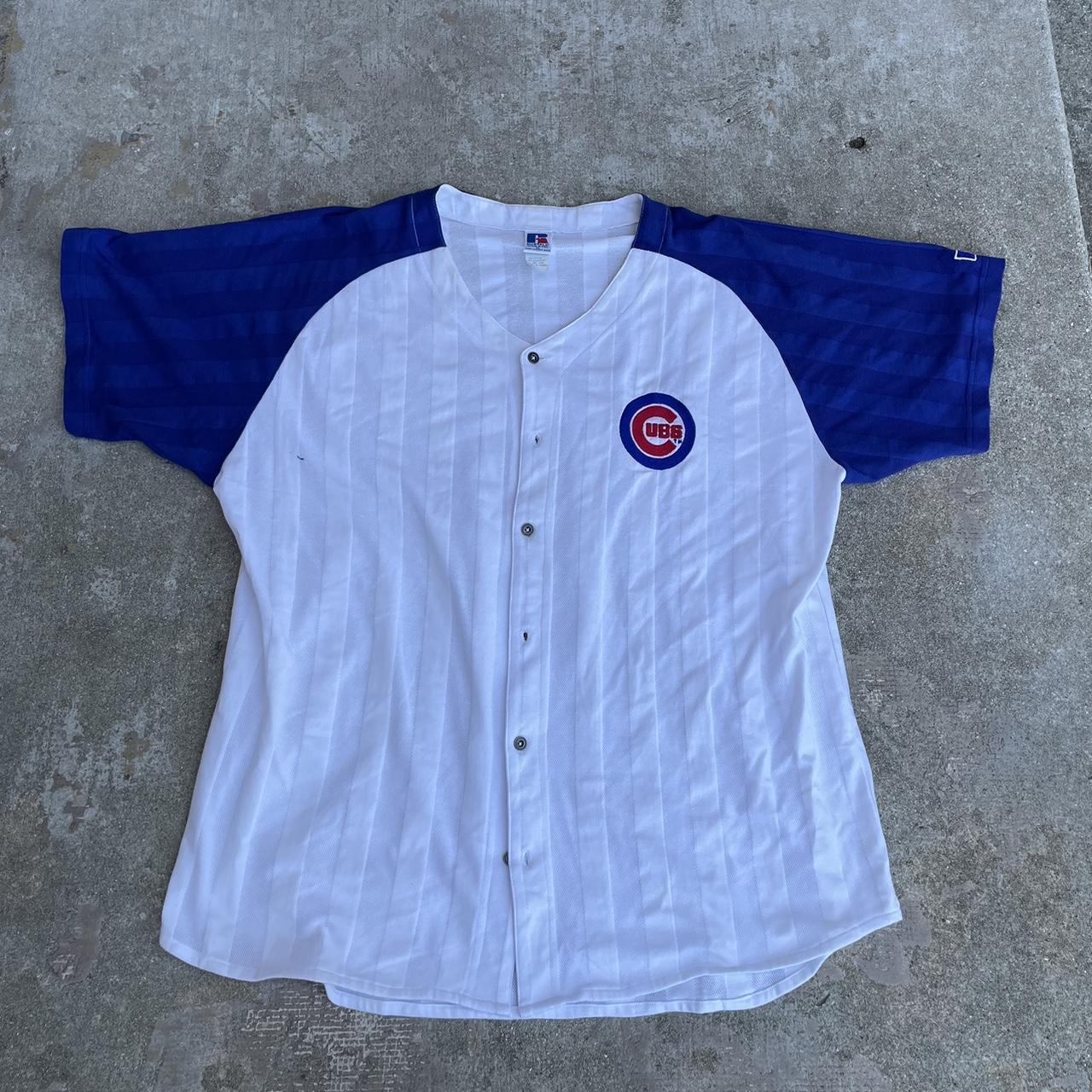 Chicago Cubs Vintage Russell Athletic Shirt Mens - Depop