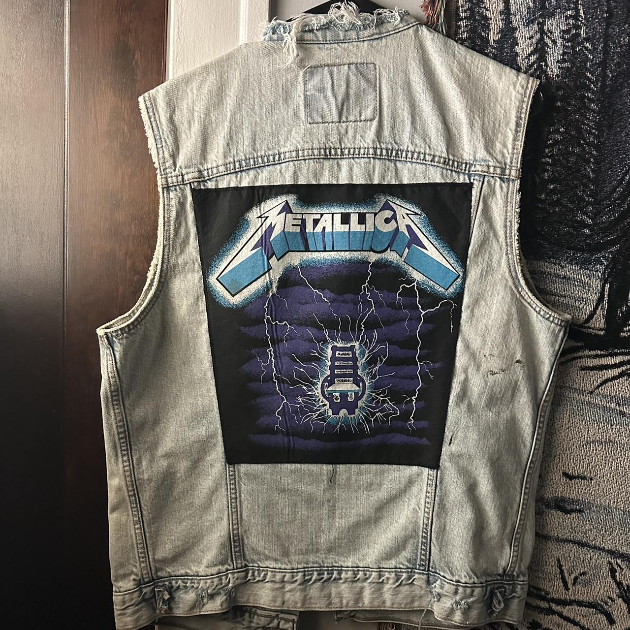 Metallica battle clearance vest