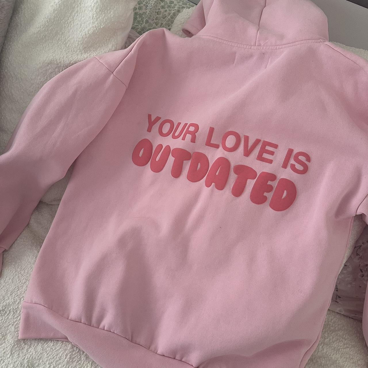 Outdated collective hoodie - pink 🎀 Size medium -... - Depop