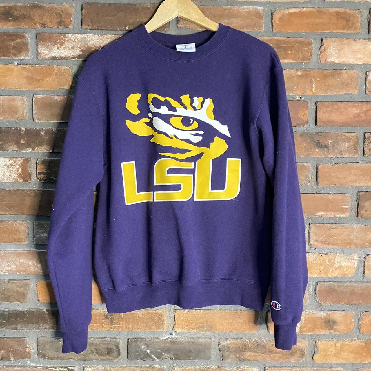 LSU Tigers Champion Sweatshirt Small Good Depop