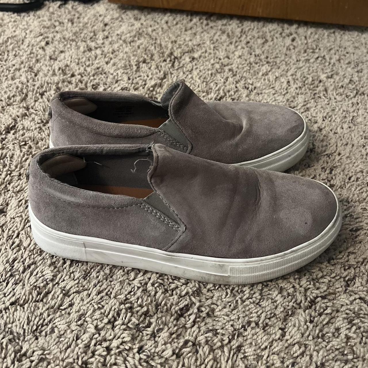 Steve madden slip ons grey online