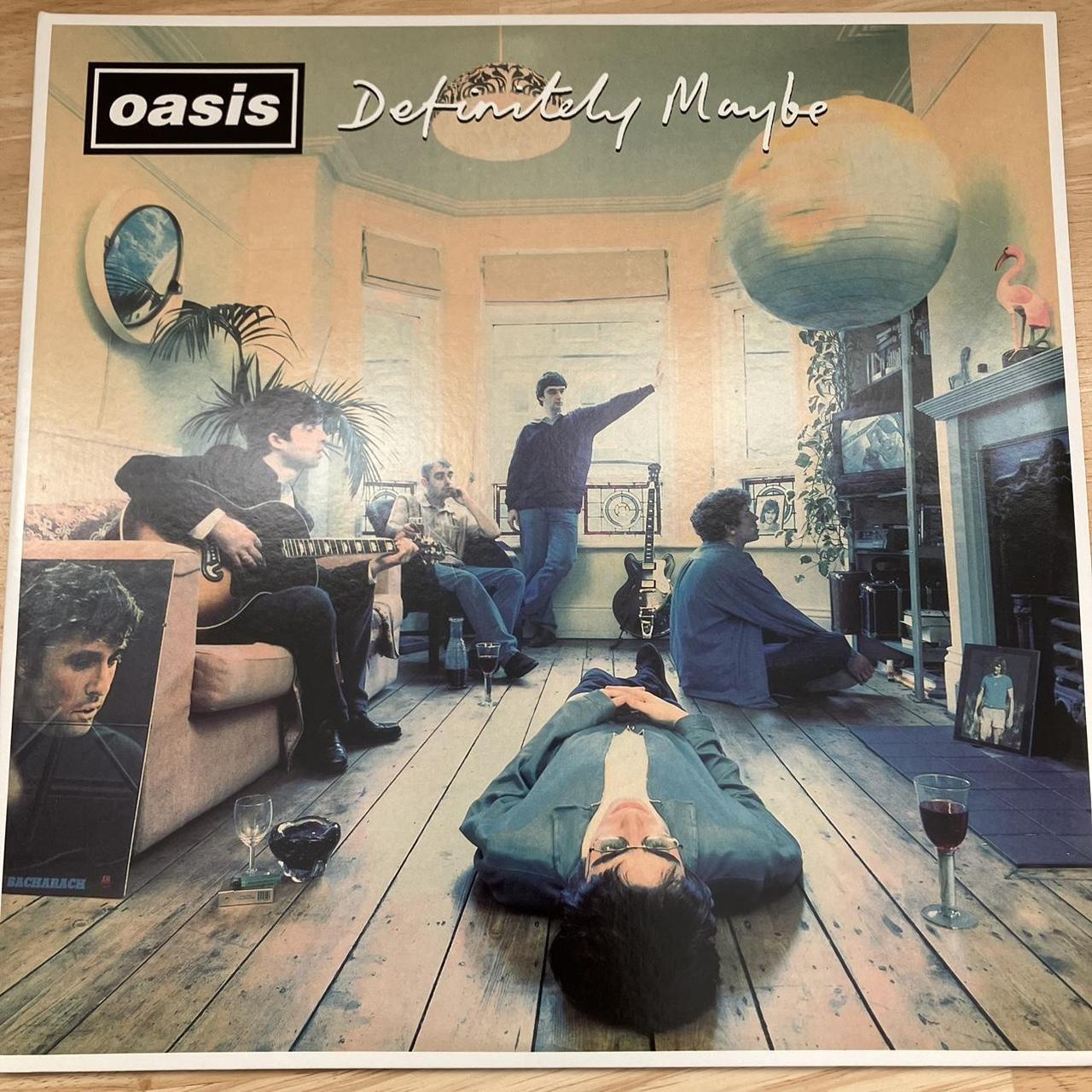 Oasis Definitely Maybe vinyl. Played once and in... Depop
