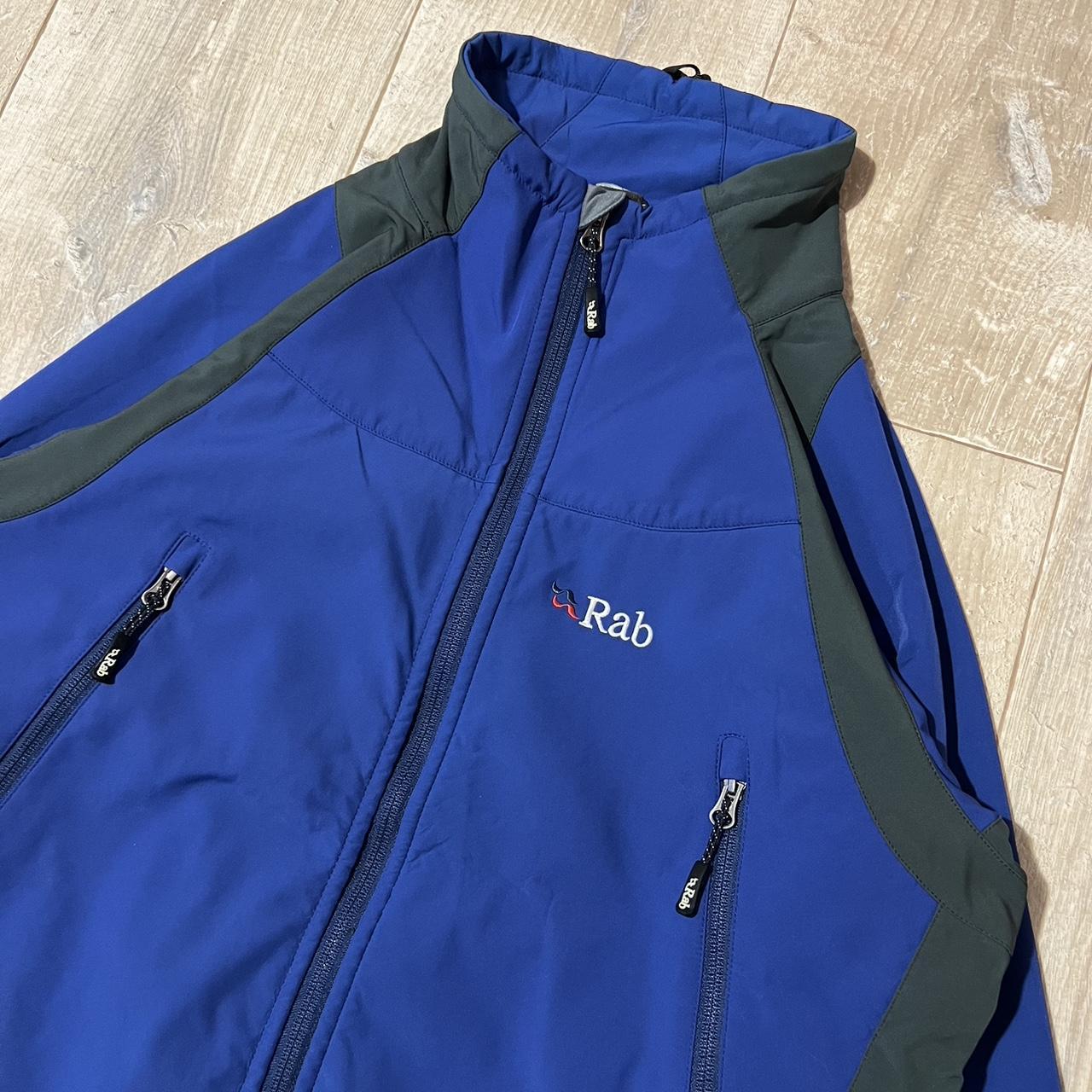 Rab Softshell Blue Gorpcore Men’s Jacket Condition:... - Depop