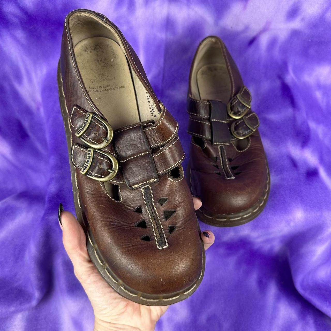 🤎 Dreamy brown mary jane dolly shoes with 2 buckles,... - Depop