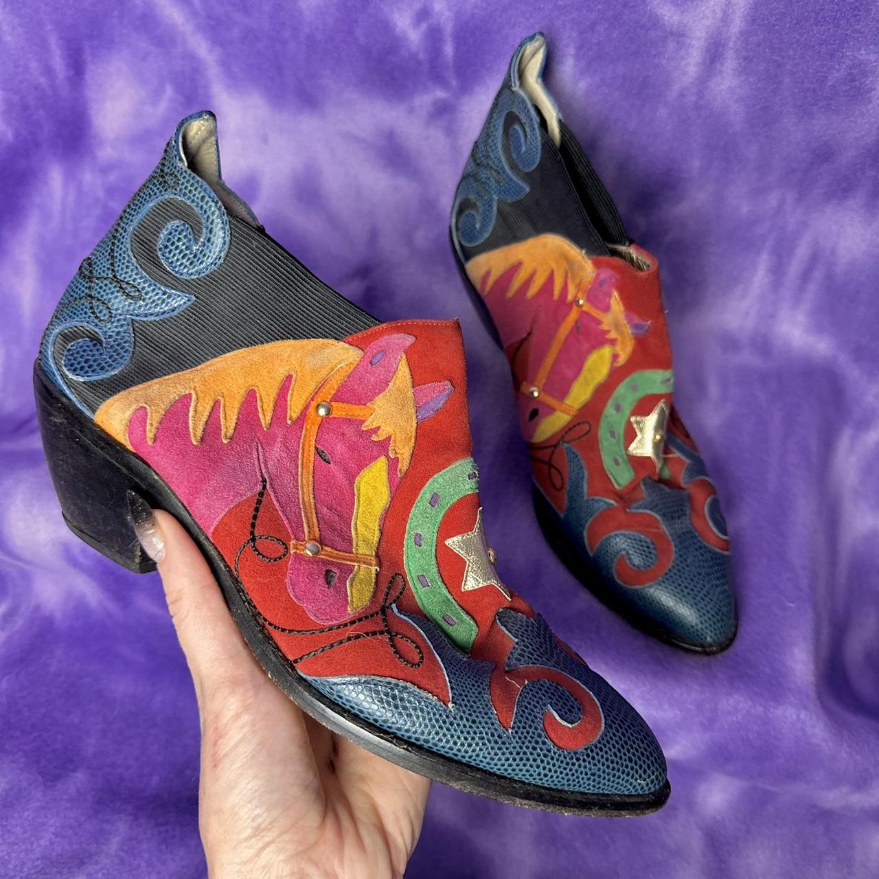 Rainbow horse boots best sale