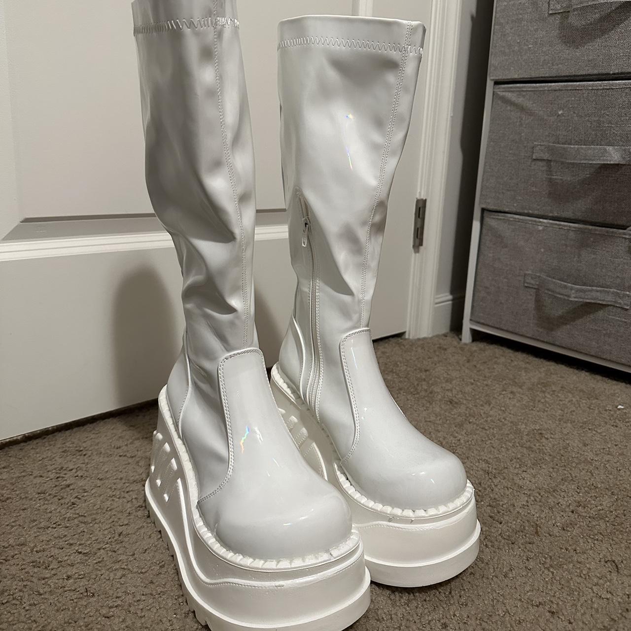 demonia stomp 08 white