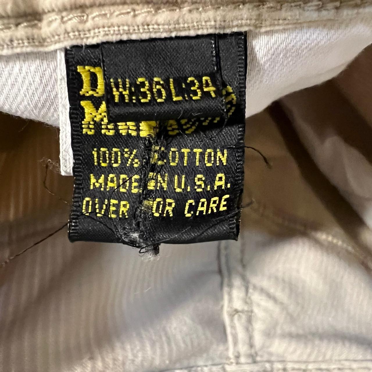 Dr. Martens Men's Wide leg Faded Pants - Tan/Crea… - image 7