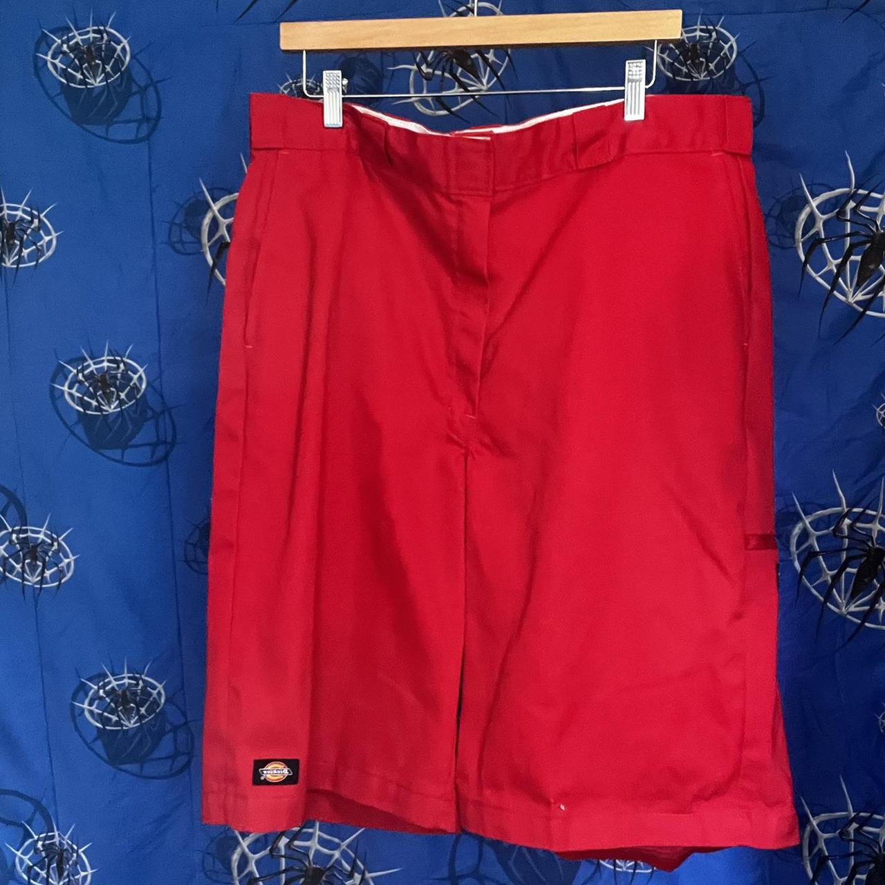 red dickies shorts waist 38 Depop