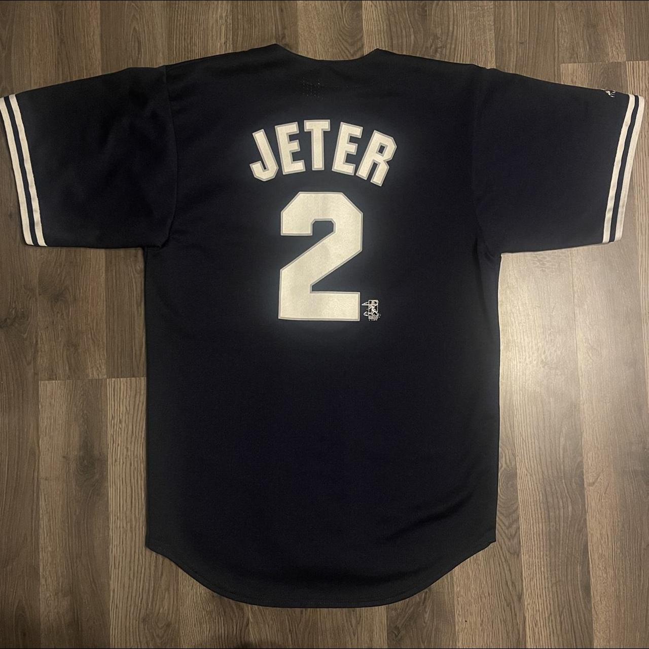 Red New York Yankees Jeter Jersey #sauceinthecity - Depop