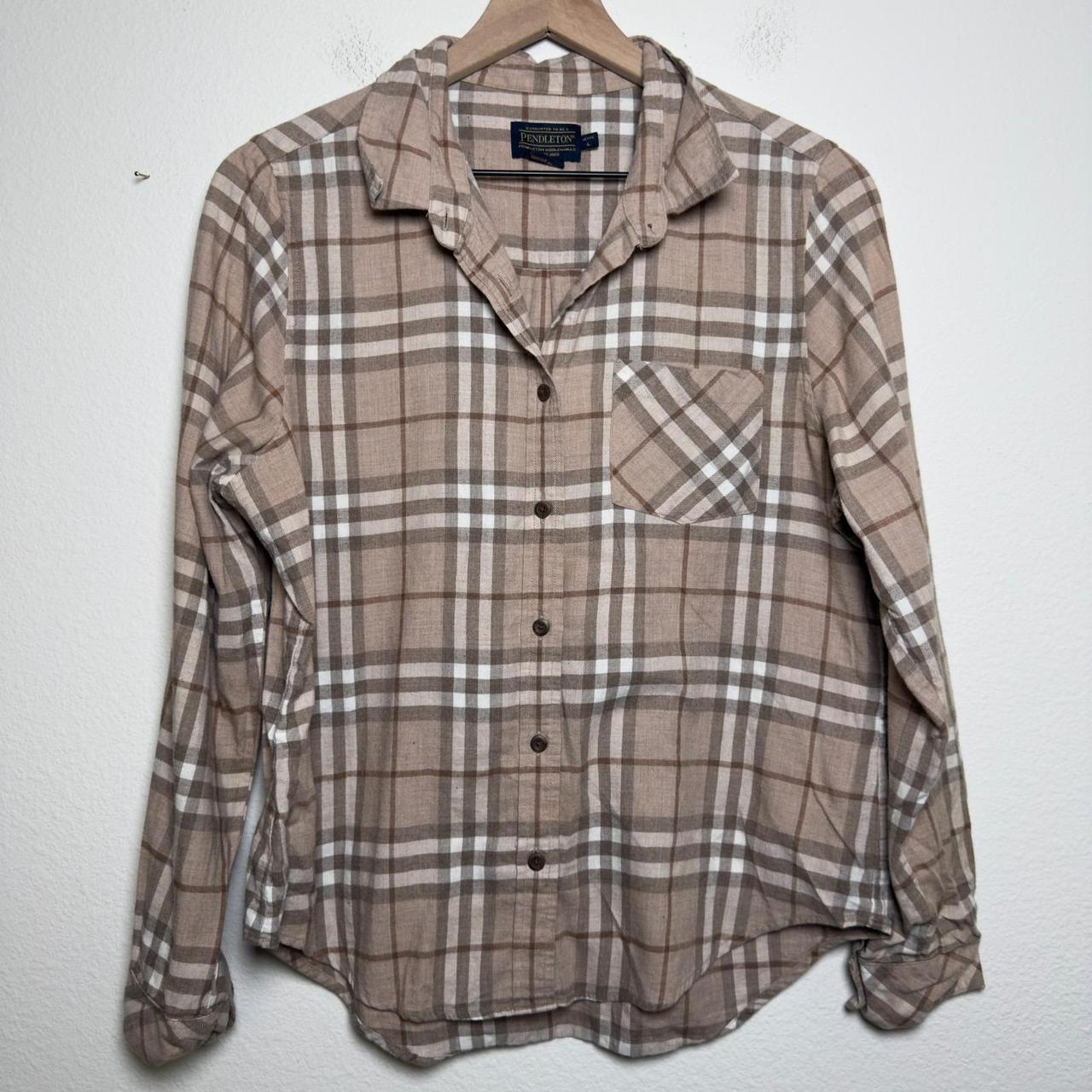 Pendleton Women's Blouse - Brown - 12 – Pendleton… - image 1