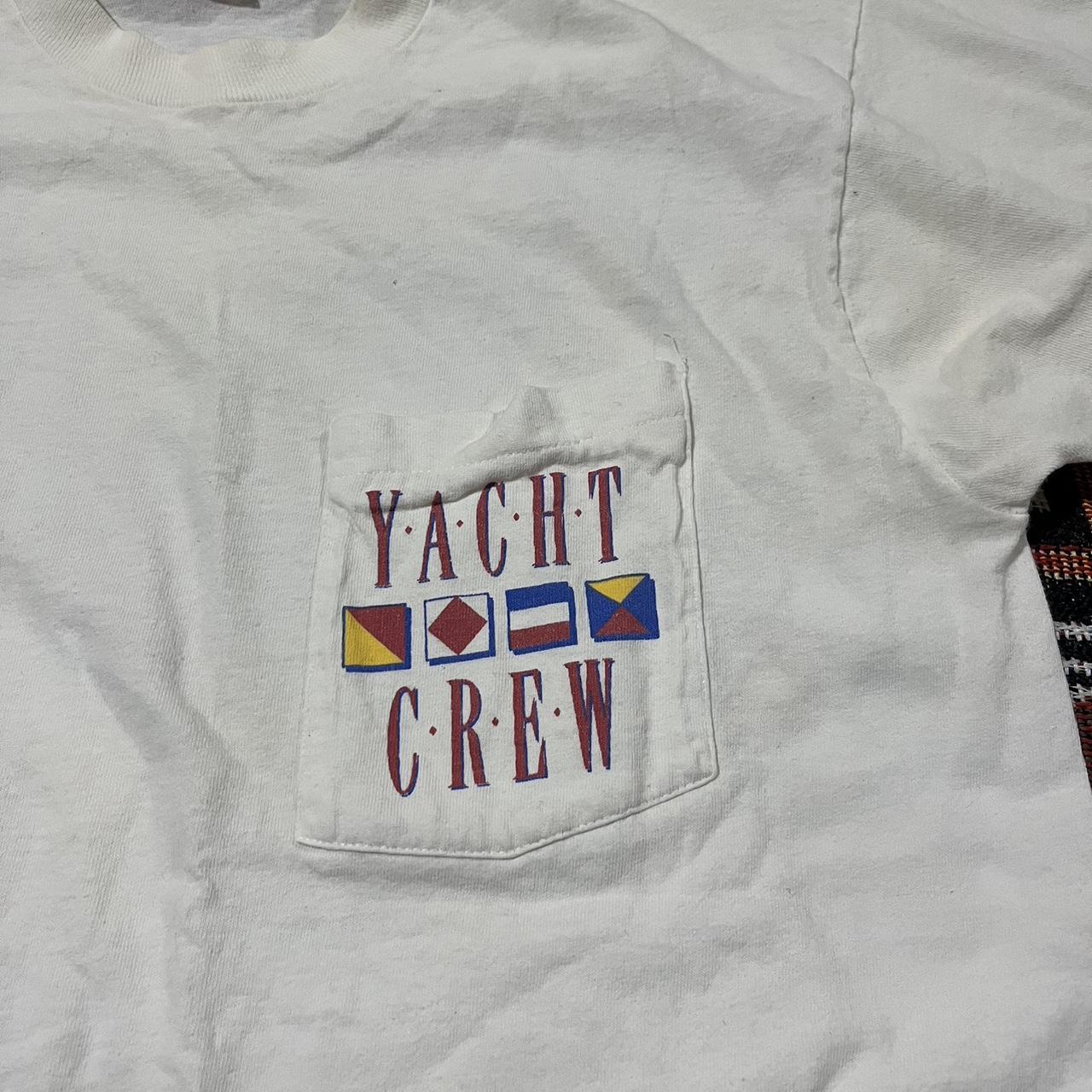 Vintage 1989 Yacht Shirt, size Large, made in USA,... - Depop