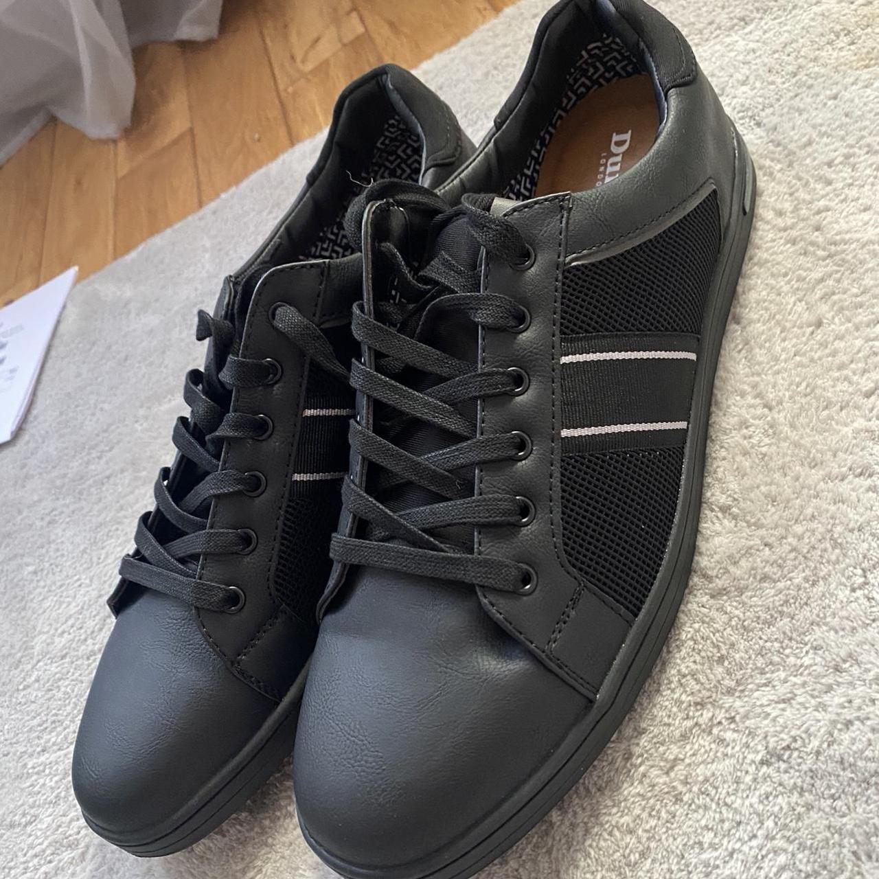 Mens black dune trainers Brand new - Depop