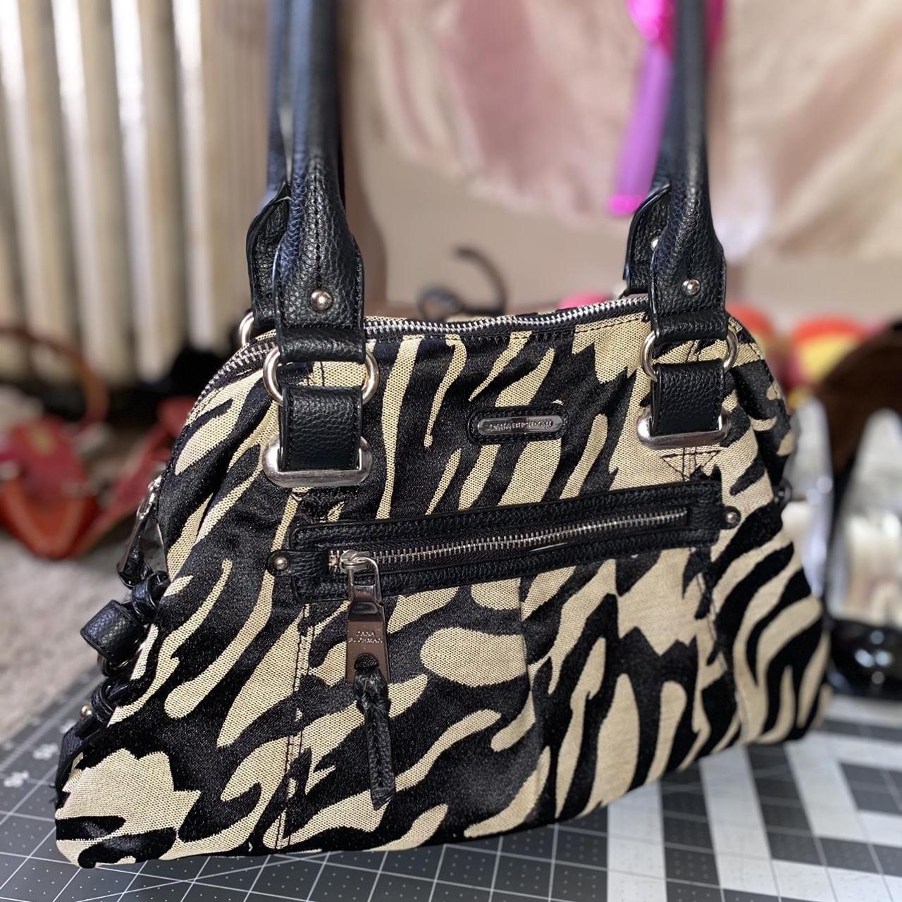 Brown & Black Zebra Hair On Leather Clutch - Frisco Mercantile