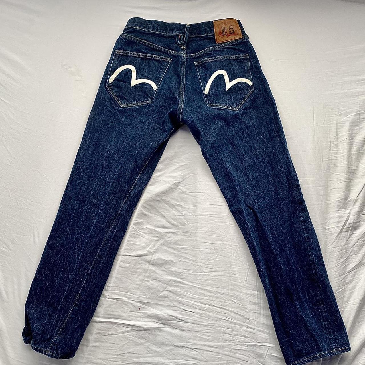 EVISU 32” x 34” NO.5 jeans , hard to find in this...