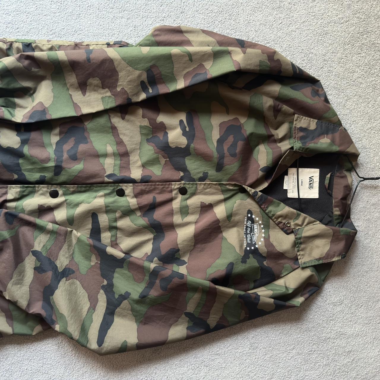 Vans camo sale jacket mens