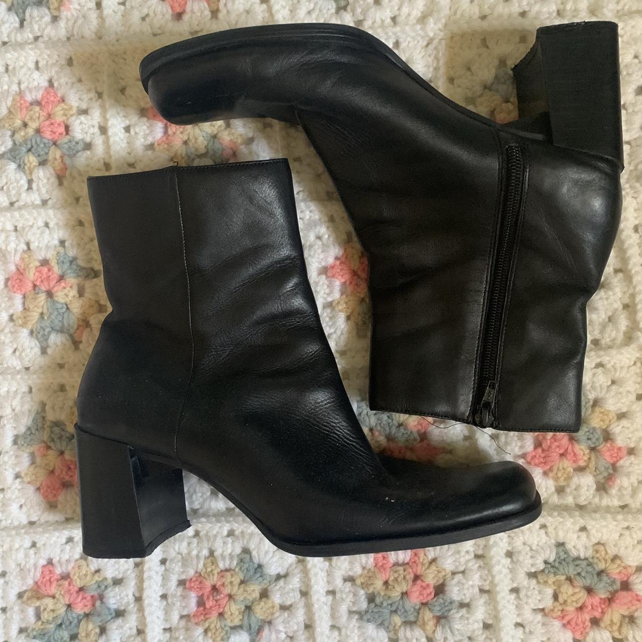 Nine West Women's Black Boots | Depop