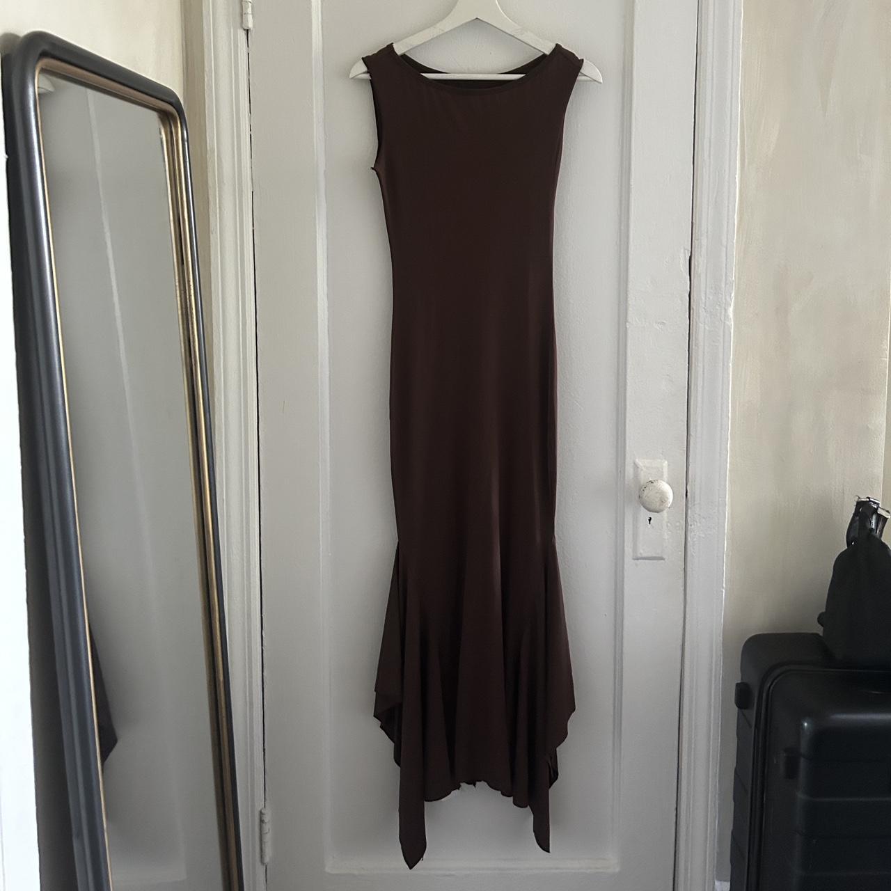 Brown Dress similar shape to the Paloma Wool... - Depop