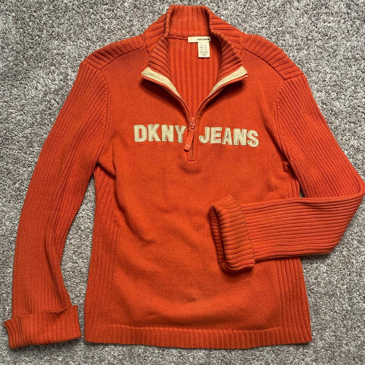 DKNY Women's Orange Jumper