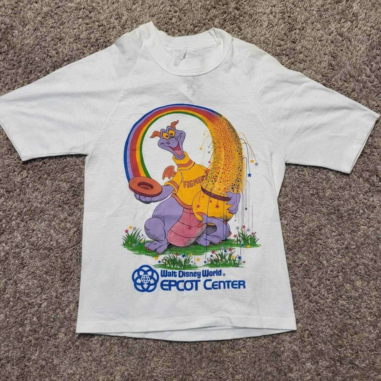 Epcot 80s single stitch Vintage Figment Disney World...