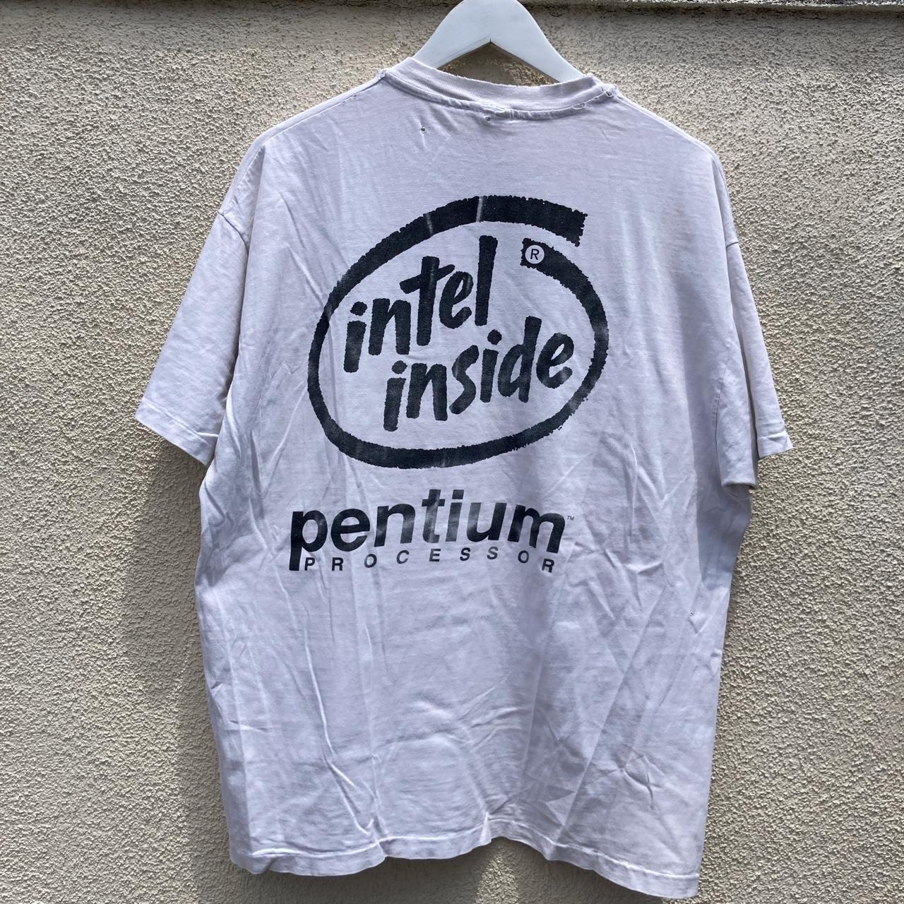 Vintage 90s “Intel Inside Pentium Processor” - Depop