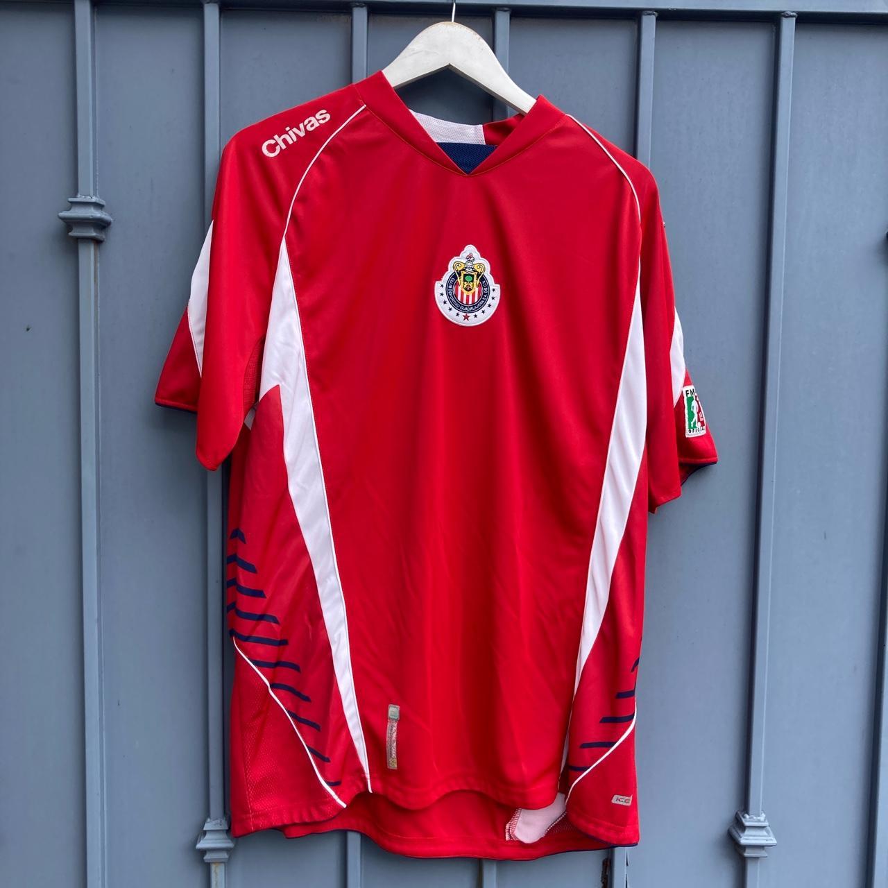 Y2K Chivas Guadalajara soccer jersey in good Depop