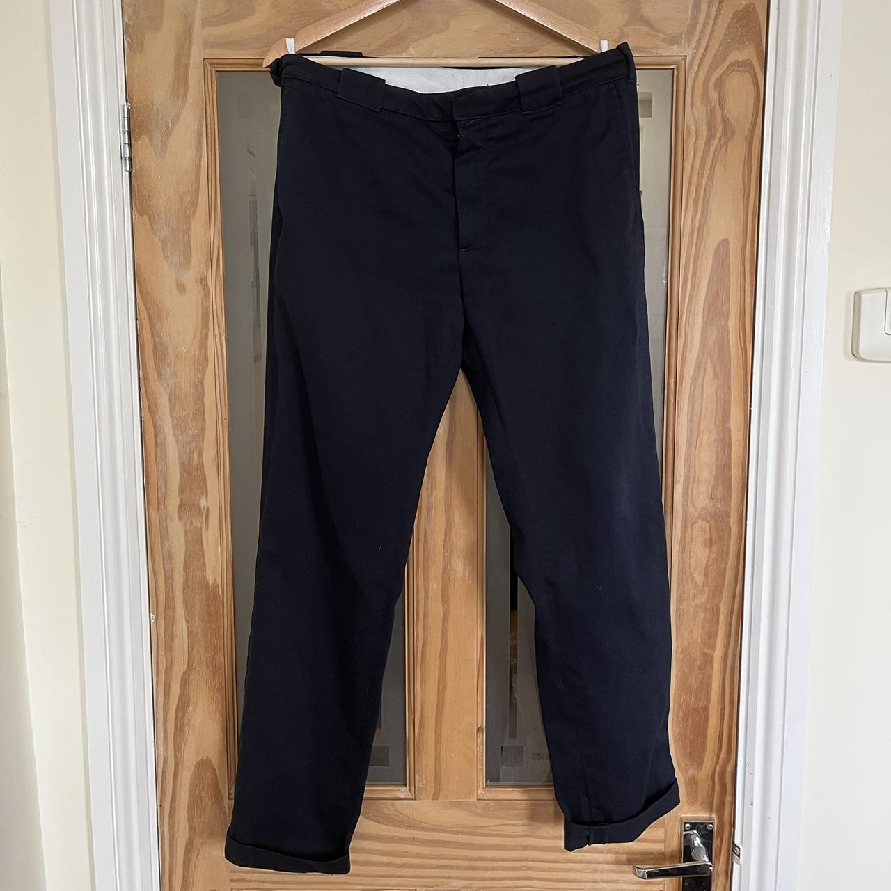Arket Navy workwear chinos in excellent... Depop