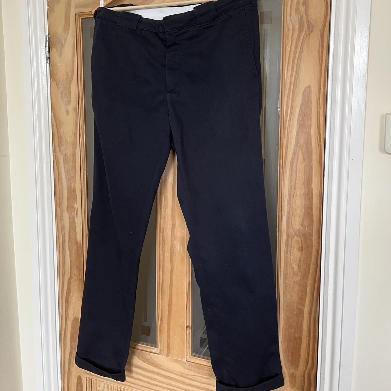 Arket Navy workwear chinos in excellent... Depop