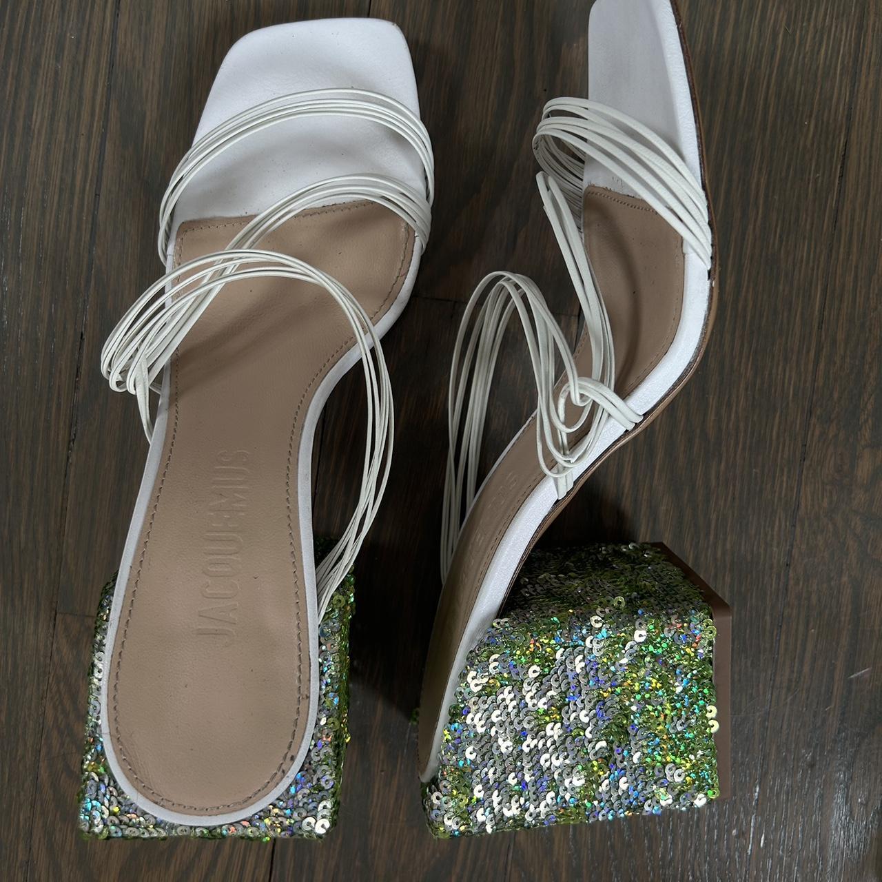 jacquemus white heels