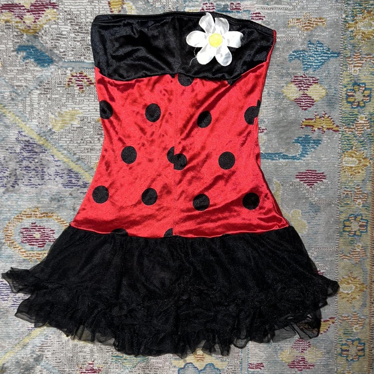 Leg Avenue adult ladybug costume. strapless mini... - Depop