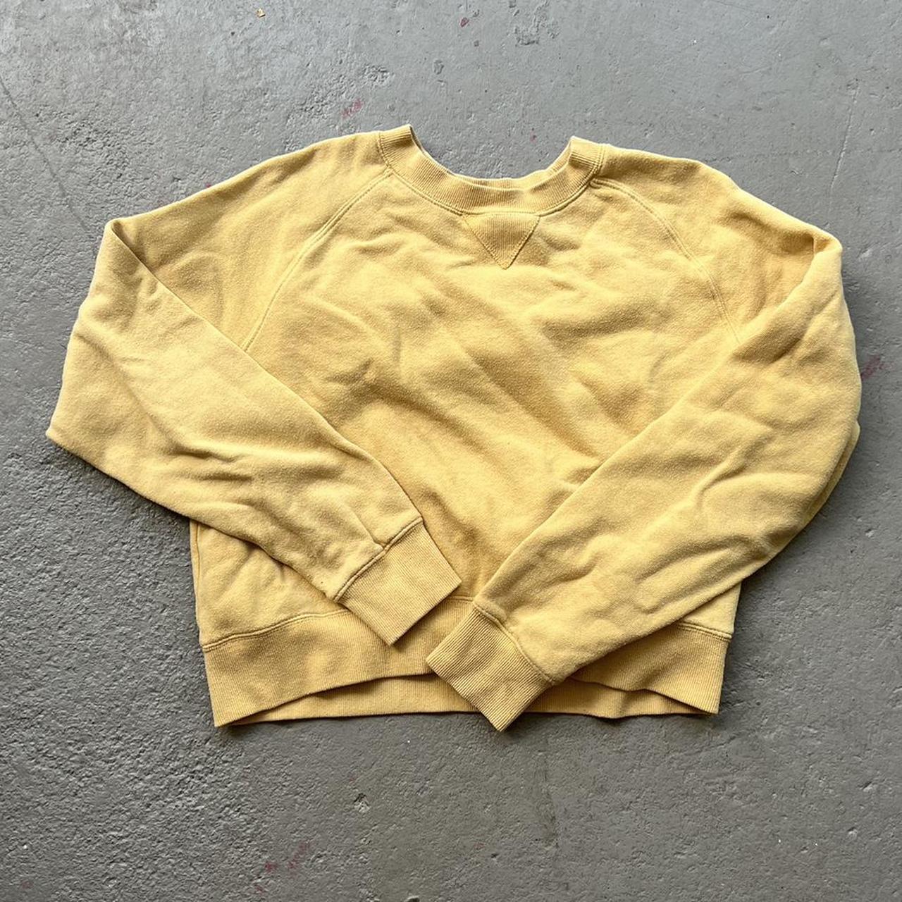 Brandy melville yellow clearance sweatshirt