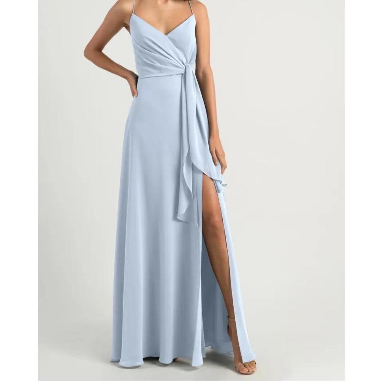 Jenny Yoo Amara Dress The Amara V neck chiffon