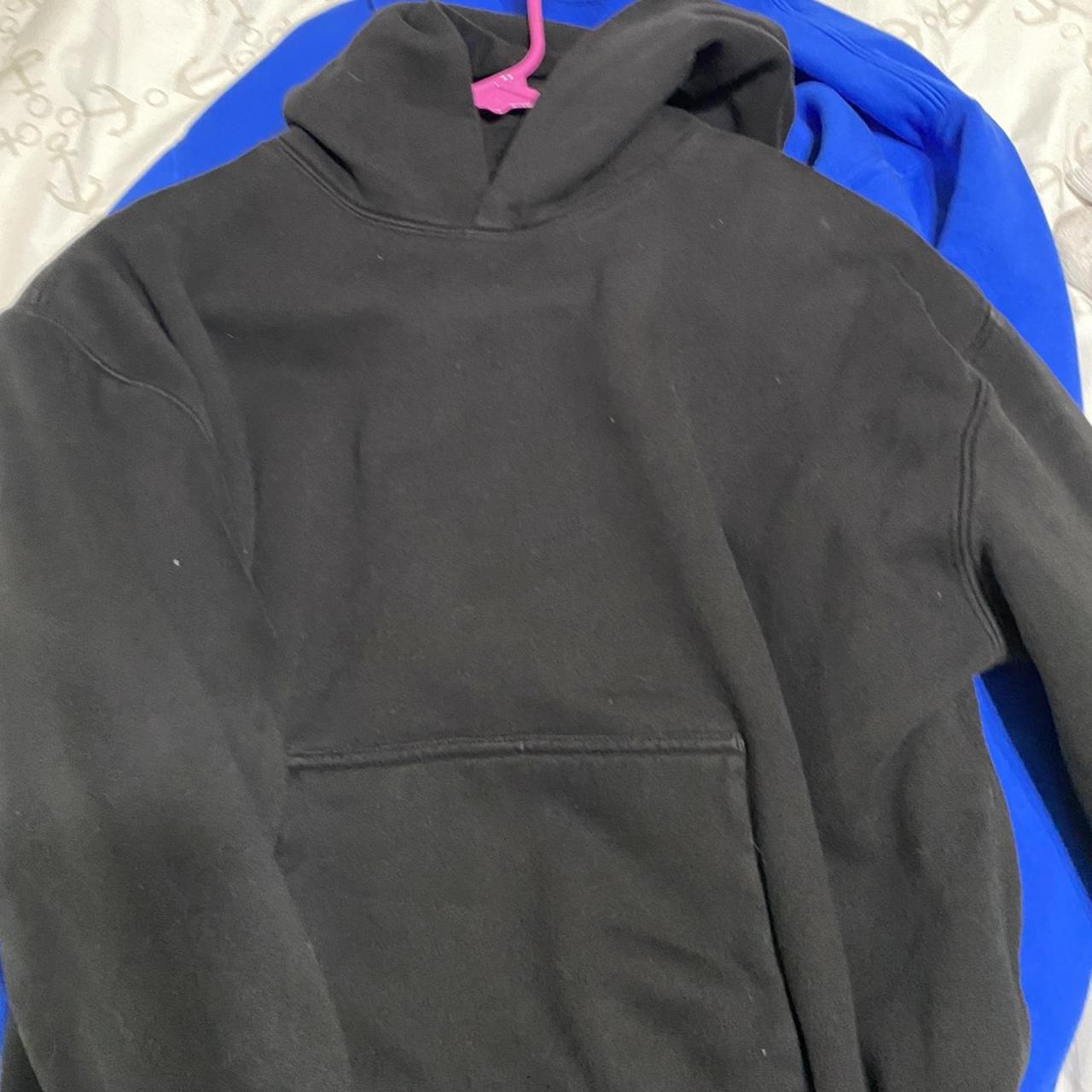 Yeezy gap kids size LARGE hoodie black , only wore a... - Depop