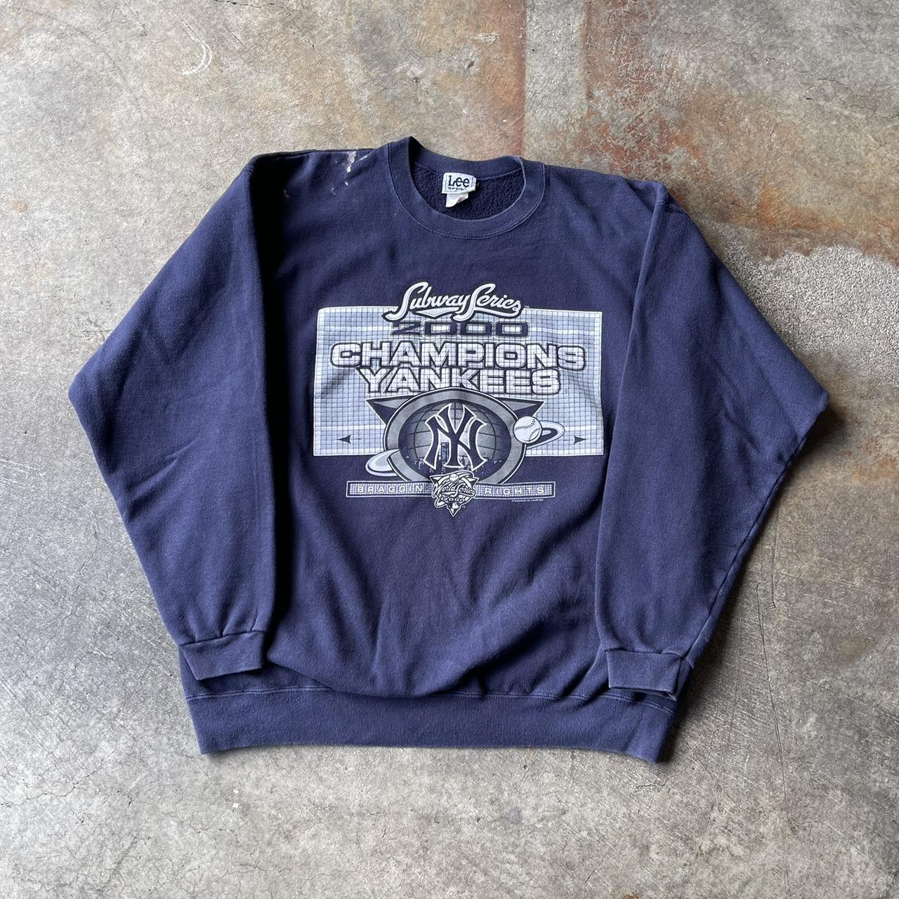 Vintage Yankees Starter Sweatshirt 1998 New York - Depop