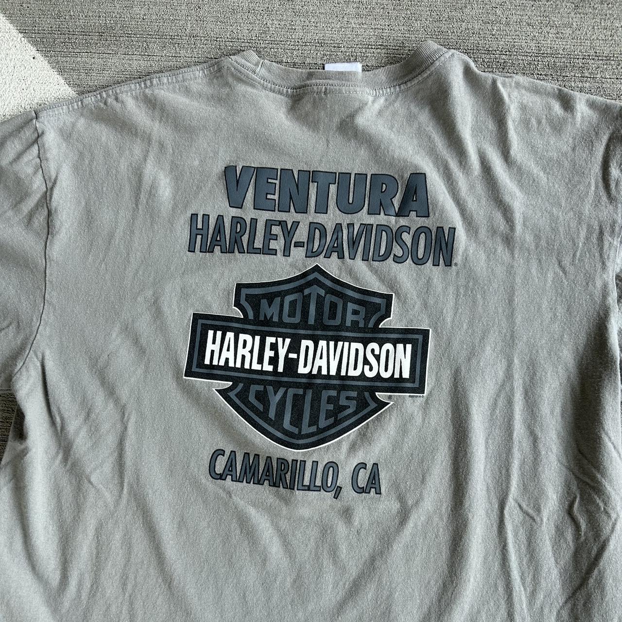 Vintage 1990s Harley 2024 Davidson Motor Cycles Ventura California Tee