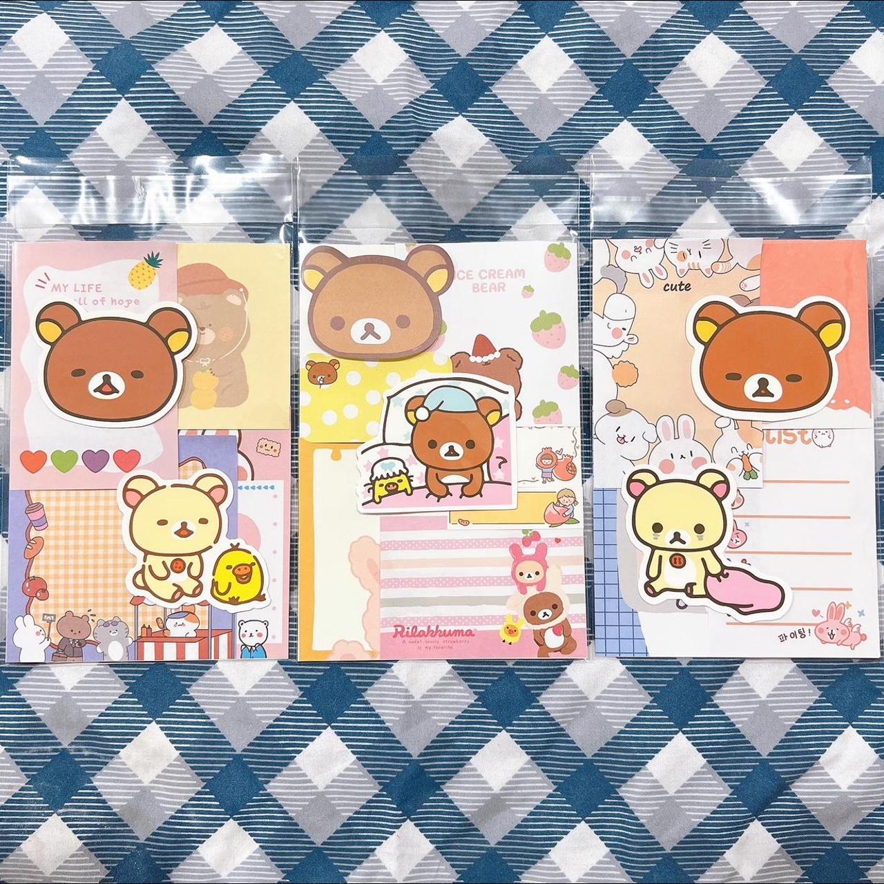 💜 Rilakkuma Strawberry Sticker Sheet (LAST ONE - Depop