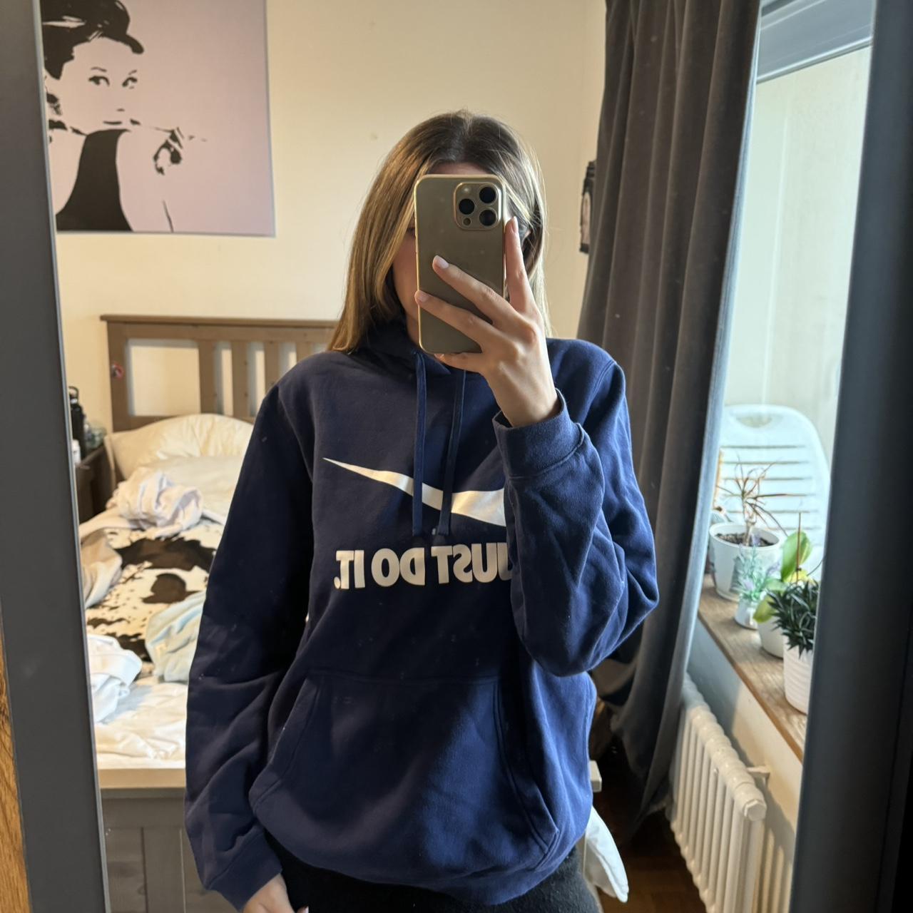 Nike Hoodie Size L Depop