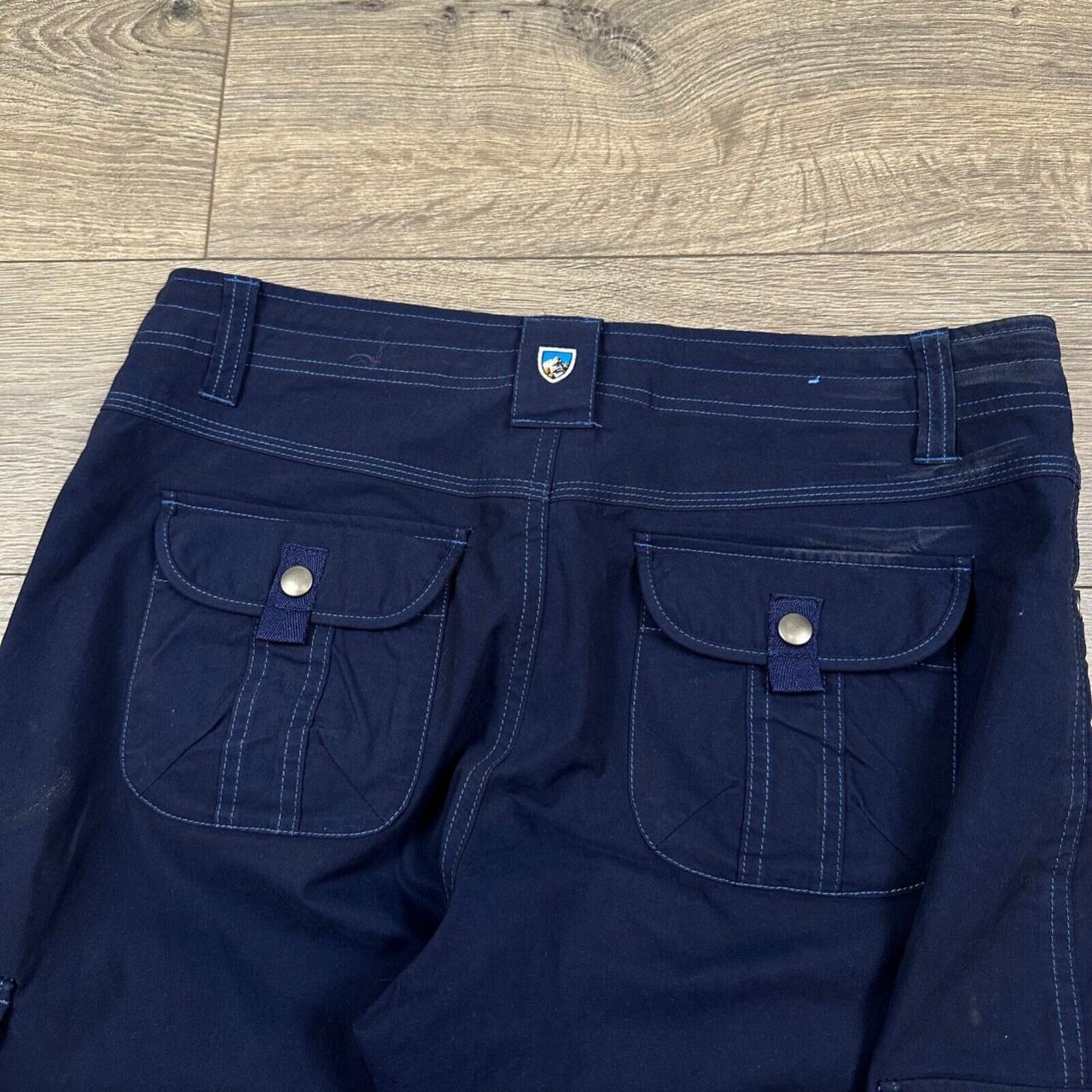 Kuhl Legendary Cargo Pants Blue Roll Up Hiking - Depop