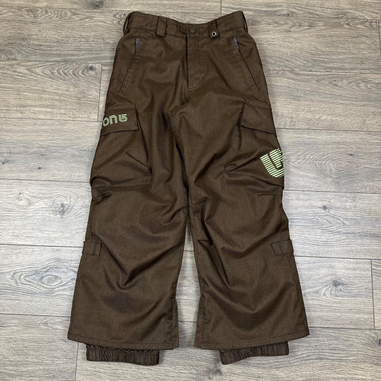 Burton DryRide Snowboard Ski Pants Brown Waterproof... Depop