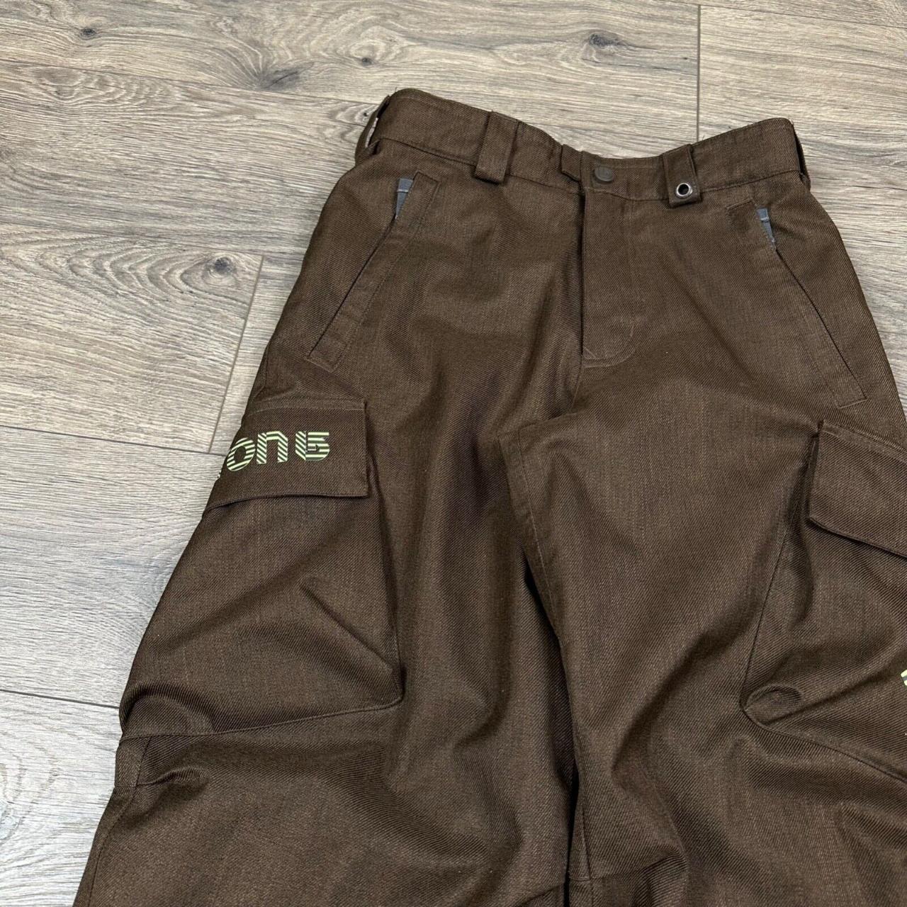 Burton DryRide Snowboard Ski Pants Brown Waterproof... Depop