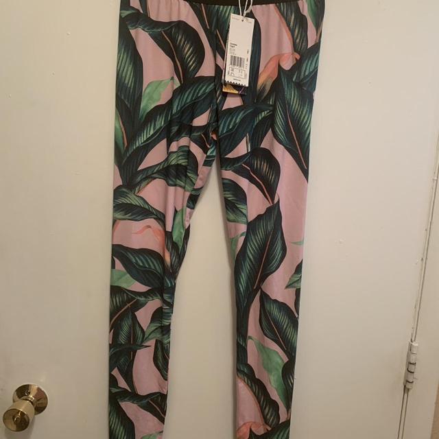 Adidas palm best sale print leggings