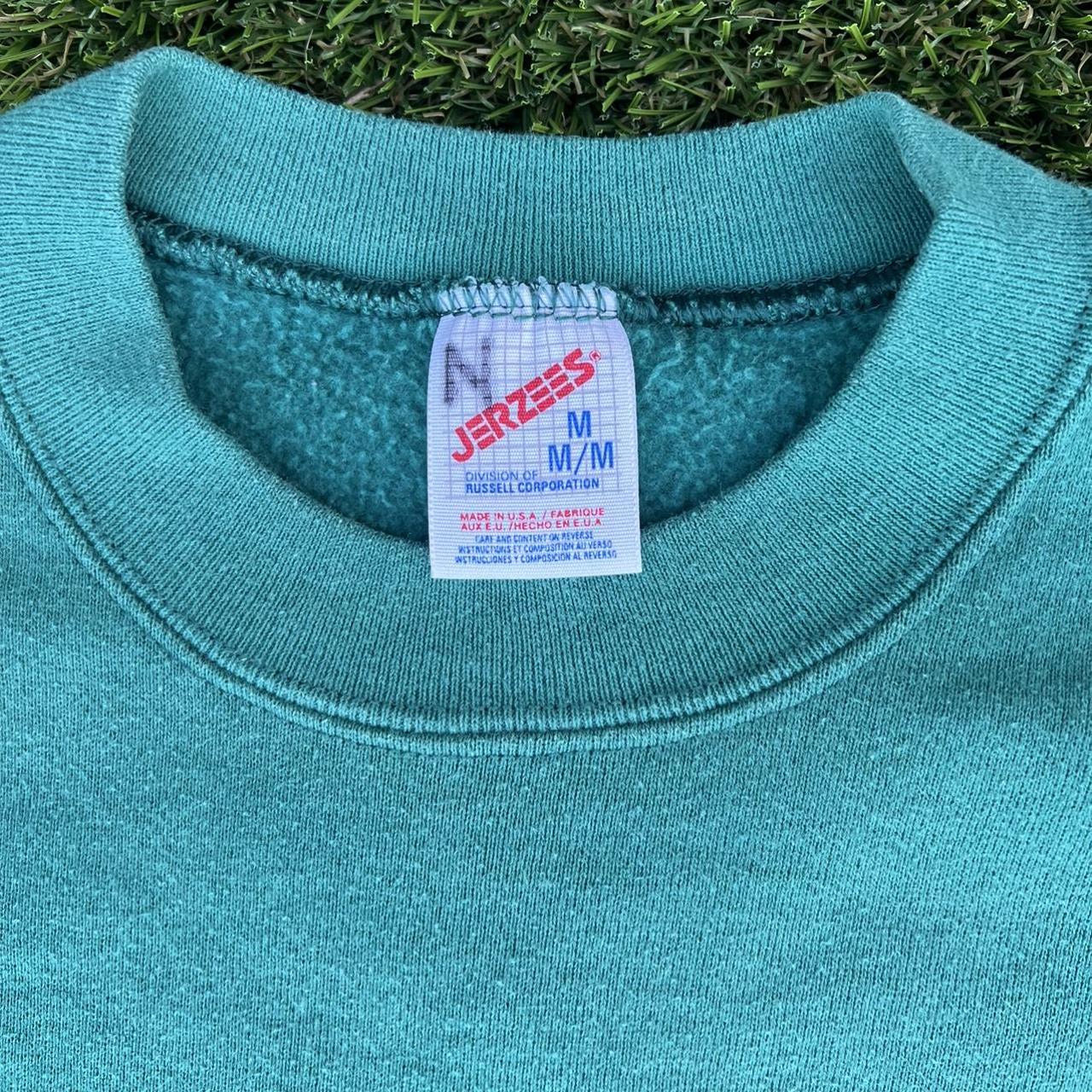 Jerzees Men's Green Sweatshirt Depop